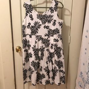 Black and white dress